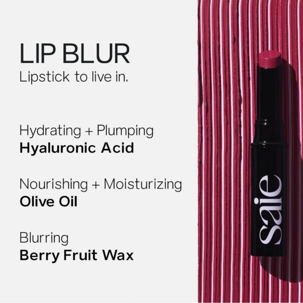 Saie Lip Blur Matte Lipstick in Dada NIB - Picture 2 of 5